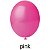 Balão Happy Day 9 Liso 50 unid. - Pink - Imagem 1