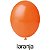 Balão Happy Day 9 Liso 50 unid. - Laranja - Imagem 1