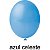 Balão Happy Day 9 Liso 50 unid. - Azul Celeste - Imagem 1