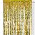 Cortina Franja 1x2m Metalizada Irisada Ref. 1676-5 Ouro - Imagem 1