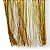 Cortina Franja 1x2m Metalizada Glitter Ref. 22 Ouro - Imagem 2