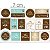 Etiquetas Adesivas para Presente - Chocolate - 2 Folhas com 17 Etiquetas - Imagem 1
