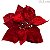 Flor Bico de Papagaio em Veludo Vermelho Ref. XY23-1366 - Imagem 1