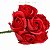 Buquê de Rosas Perfumadas em E.V.A 6 unid.- Ref.354-16 Vermelha - Imagem 1