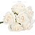 Buquê de Rosas Perfumadas em E.V.A 6 unid.- Ref.354-16 Branco - Imagem 1