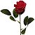 Botão de Rosa E.V.A Ref. 354-2 Vermelho - Imagem 1