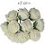 Flor em EVA com Tule 144unid. Ref. 1505-27 - Creme - Imagem 1
