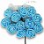 Flor em EVA com Tule 144unid. Ref. 1505-27 - Azul - Imagem 1