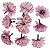 Flor de Tecido 10 unid. Ref. 1235 - Crisântemo Mauve - Imagem 2