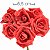 Rosa EVA  G Ref. 3072 - 6 unid - Vermelha - Imagem 1
