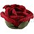 Forminha de Papel para Doces Finos Rosa Vermelha - 20un - Imagem 1