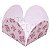 Forminha de Papel para Doces 4 Pétalas Floral Rosa - 50un - Imagem 1