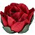 Forminha de Papel para Doces - Rosa Repicada 20un - Vermelha - Imagem 1