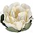 Forminha de Papel para Doces - Rosa Repicada 20un - Creme - Imagem 1