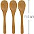 Kit Lembrancinha Colher Bambu Pequena 30 Unid. Fhb110 - Imagem 1