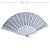 Leque Liso Branco Ref. 7721-4 - Imagem 1