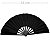 Leque Liso Preto Ref. 7721-7 - Imagem 1