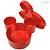 Caixa Ratinho 10 unid. Ref. 0759 Vermelho - Imagem 1