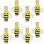 Pregador Mini Abelha 8 unid. Lembrancinha ref.0325-9 - Imagem 1
