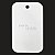 Tag Retangular 8 x 5cm Branco 10 unid. - Imagem 1