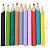 Lembrancinha Mini Lápis Colorido G 10 unidades - Imagem 1