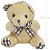 Lembrancinha de Pelúcia Urso - Bege - Ref. F1301097 - Imagem 1