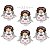 Pregador Mini 6 unid. - Anjinho Rosa - Ref.0112 - Imagem 1