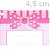 Etiqueta Tag para Lembrancinhas 50 unid. - Laço Rosa - Imagem 1