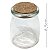 Potinhos para Lembrancinhas - Pote Vidro Tampa Rolha 215ml Ref. 4200/1 - Imagem 1