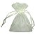 Saquinho em Organza 8 x 10 cm - 10 unidades - Creme - Imagem 1