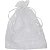 Saquinho em Organza 16 x 22 cm - 10 unid. Branco - Imagem 1