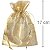 Saquinho de Tecido 12 x 17 cm - 10 unidades - Dourado 139N5-2 - Imagem 1