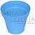 Vaso Plástico N°4 - Azul 1 UNIDADE - Imagem 1