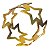 Porta-guardanapo Estrela Ouro Ref. MH-04 - 6 unid. - Imagem 1