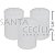 Vela Cilindro Branca 5 x 7 cm 3 unid. - Imagem 1