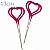 Vela Coração Faísca 4unid. - Rosa Ref. 2600 (4) - Imagem 1
