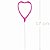 Vela Coração Faísca - Rosa Ref. 2600 - Imagem 1