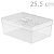 Caixa Organizadora Transparente Tampa Rasa 1,5 Litros- Ref. 502.012.001 - Imagem 1