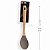 Colher Culinária de Silicone Anti Risco Cabo de Bambu - Ref. Zx-B003 - Imagem 1