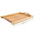 Bandeja de Bambu Vazada Retangular 28x19,5cm - Ref. GX-002 - Imagem 1