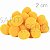 Pom Pom Solto 20mm 100 unid. - Amarelo Ouro - Imagem 1