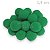 Pom Pom Solto 14mm 100 unid. - Verde Bandeira 540 - Imagem 1