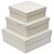 Caixa de Presente 3 unid. Ref. 10397-1 - Off White - Imagem 1