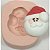 Molde de Silicone - Rosto Papai Noel Pequeno Ref. 648 - Imagem 1