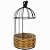 Gaiola Aramada Redonda com Sisal 34cm Ref. QX24133 S/2B - Imagem 2