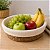 Cesta em palha Natural com Forro Redonda Ref. 24247 - Imagem 2