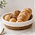 Cesta em palha Natural com Forro Oval Ref. 26207 - Imagem 2