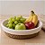 Cesta em palha Natural com Forro Oval Ref. 26207 - Imagem 3