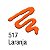 Tinta Acripuff 35ml Acrilex - 517 Laranja - Imagem 1