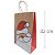 Sacola de Papel Natal - Papai Noel kraft 23x32x9 cm - Imagem 1
